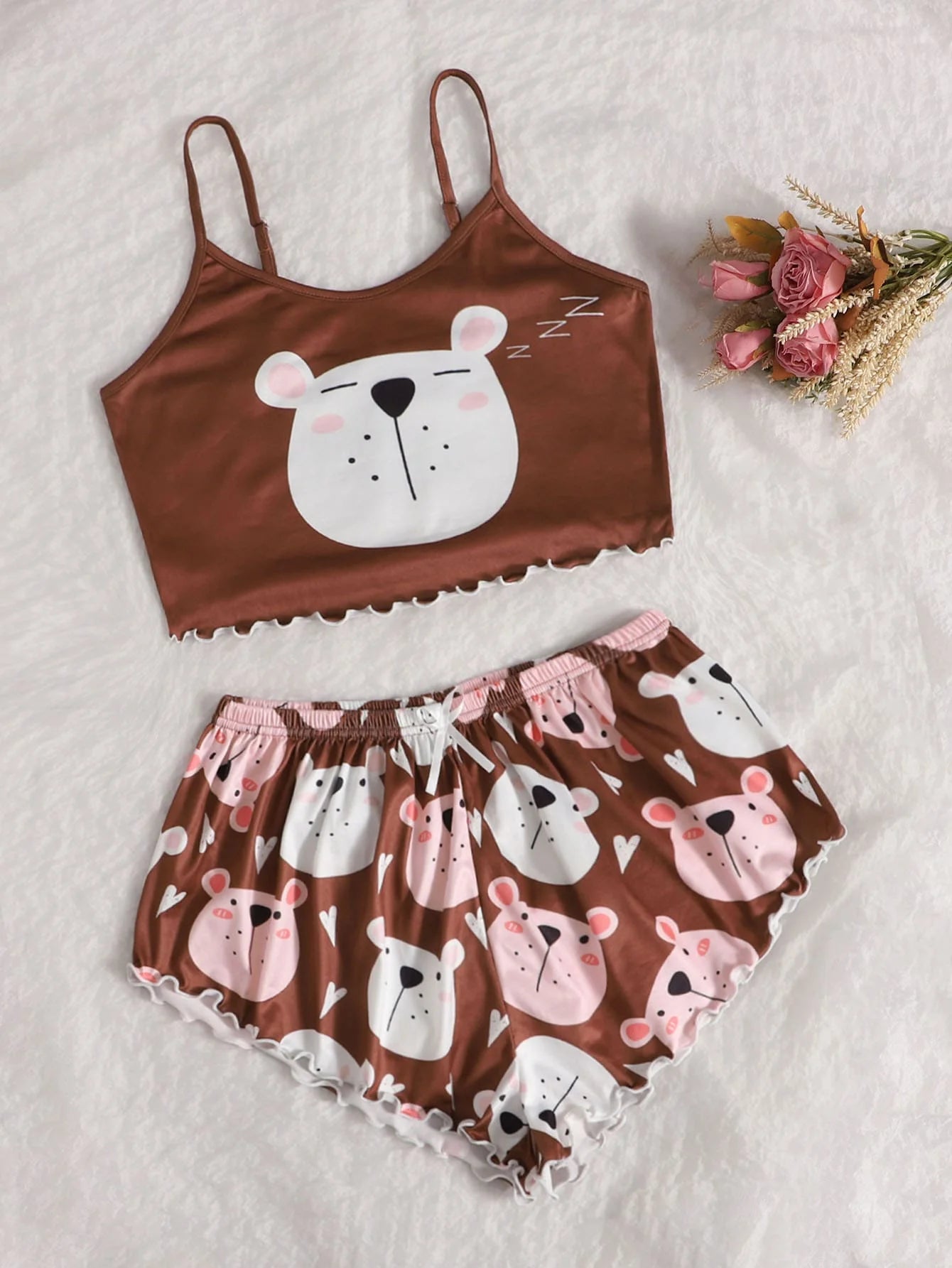 High Quality Two-piece Milk Silk Home Clothes for Women's Summer Sleepwear