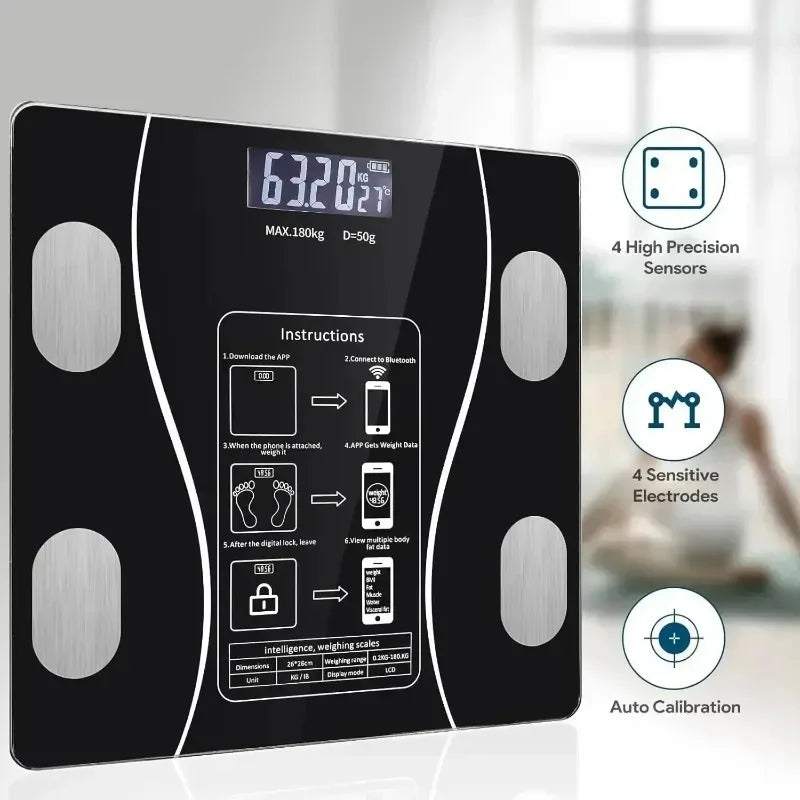 Body fat scale Smart and precise household fat scale Bluetooth weight loss special scale Human body small electronic scale