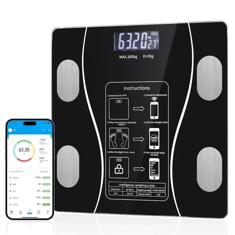 Body fat scale Smart and precise household fat scale Bluetooth weight loss special scale Human body small electronic scale